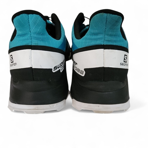 Salomon Supercross 4 Trail Running Shoes – Men’s 11 – Aqua Blue – Excellent Cond - Picture 6 of 14